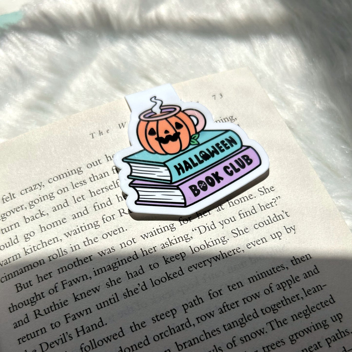Halloween Book Club Magnetic Bookmark