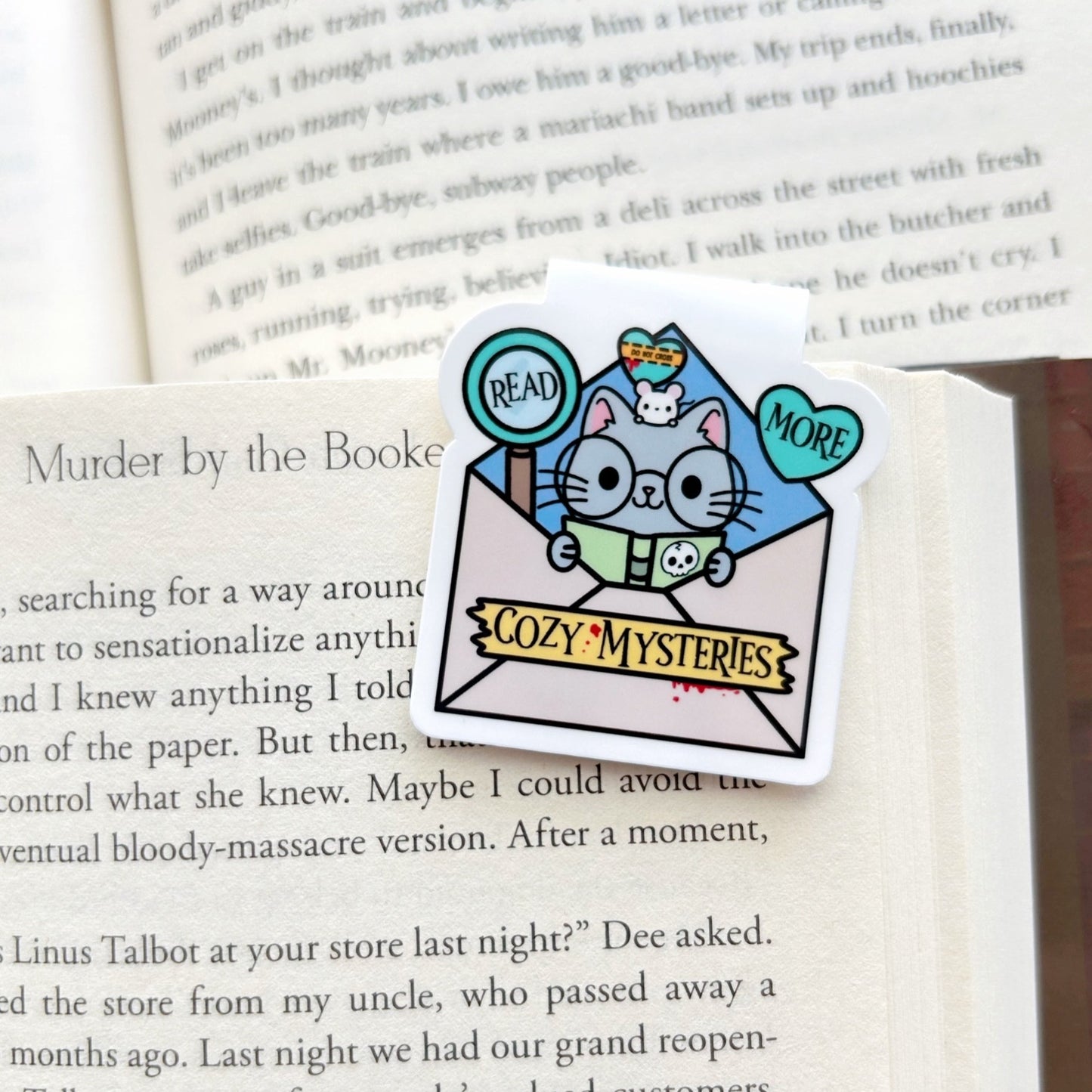 Read More Cozy Mysteries Magnetic Bookmark