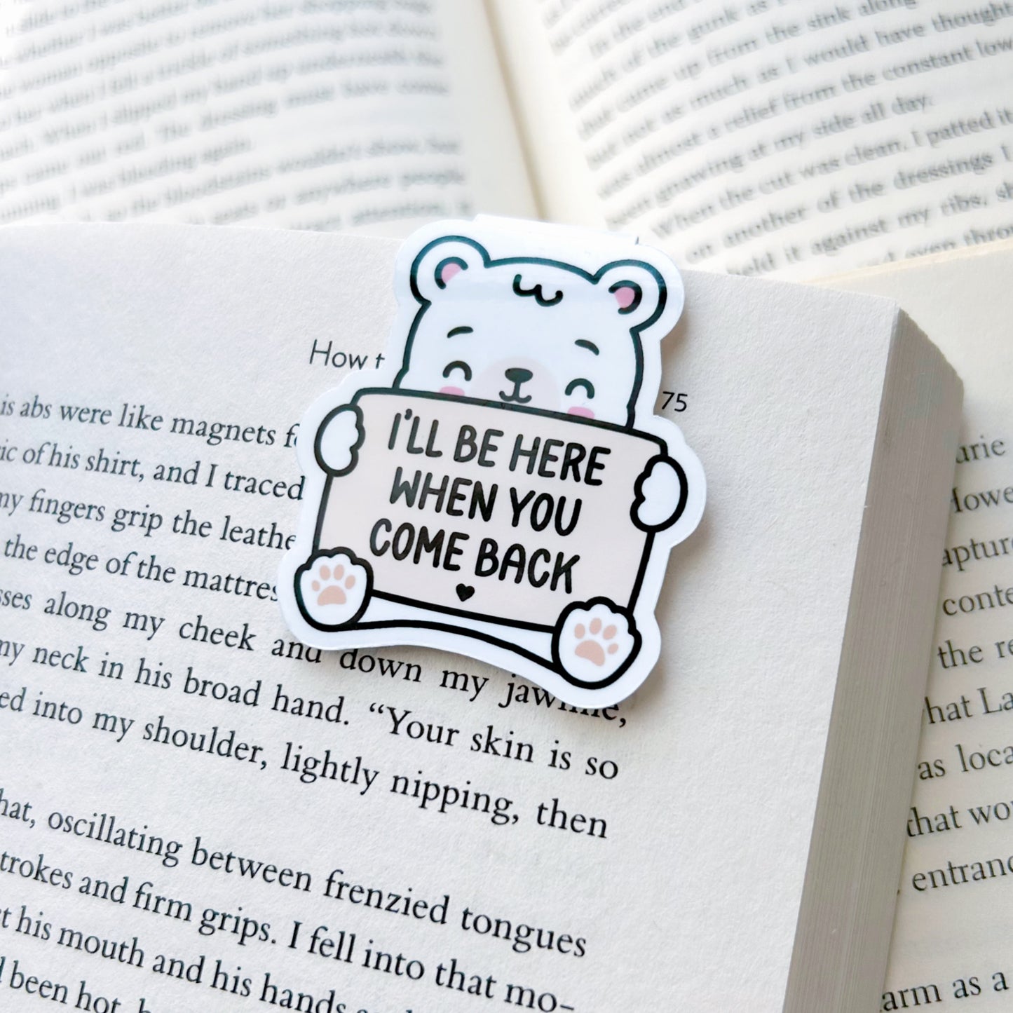 I'll Be Here Magnetic Bookmark