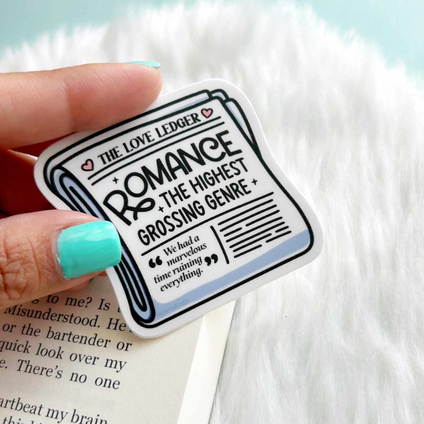 The Romance Ledger Sticker