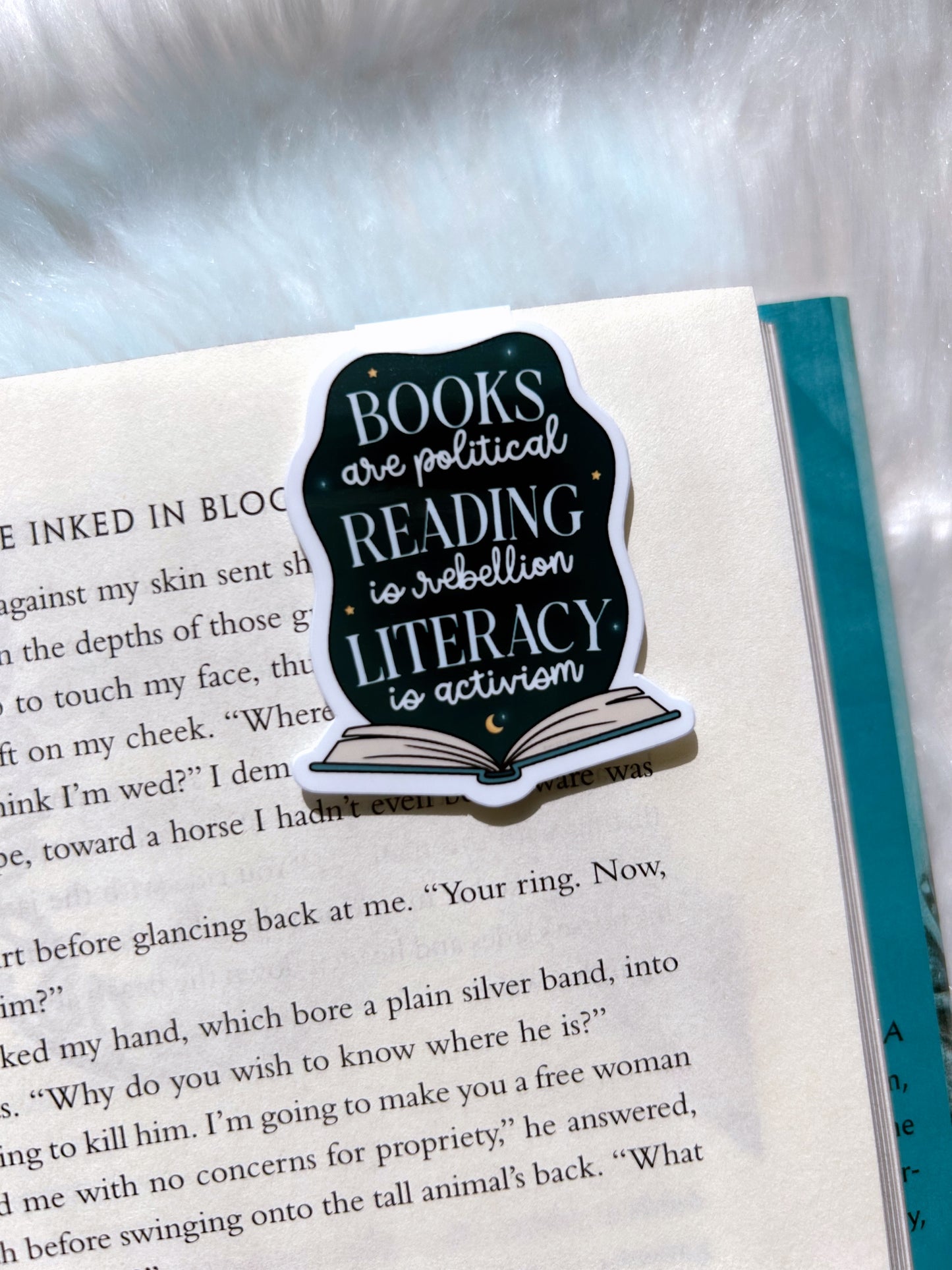 Books Are Political Magnetic Bookmark