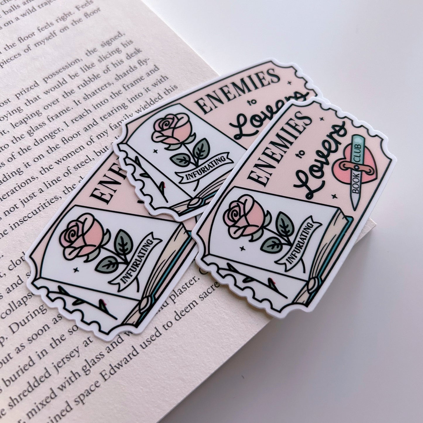 Enemies to Lovers Book Club Sticker