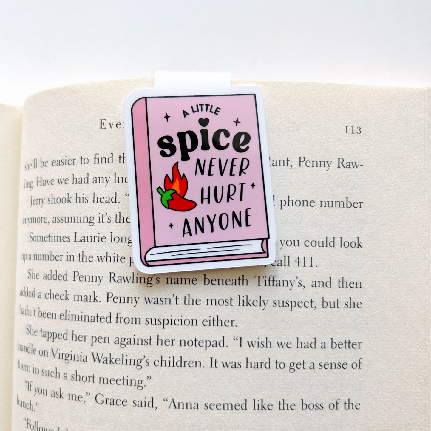 A Little Spice Magnetic Bookmark