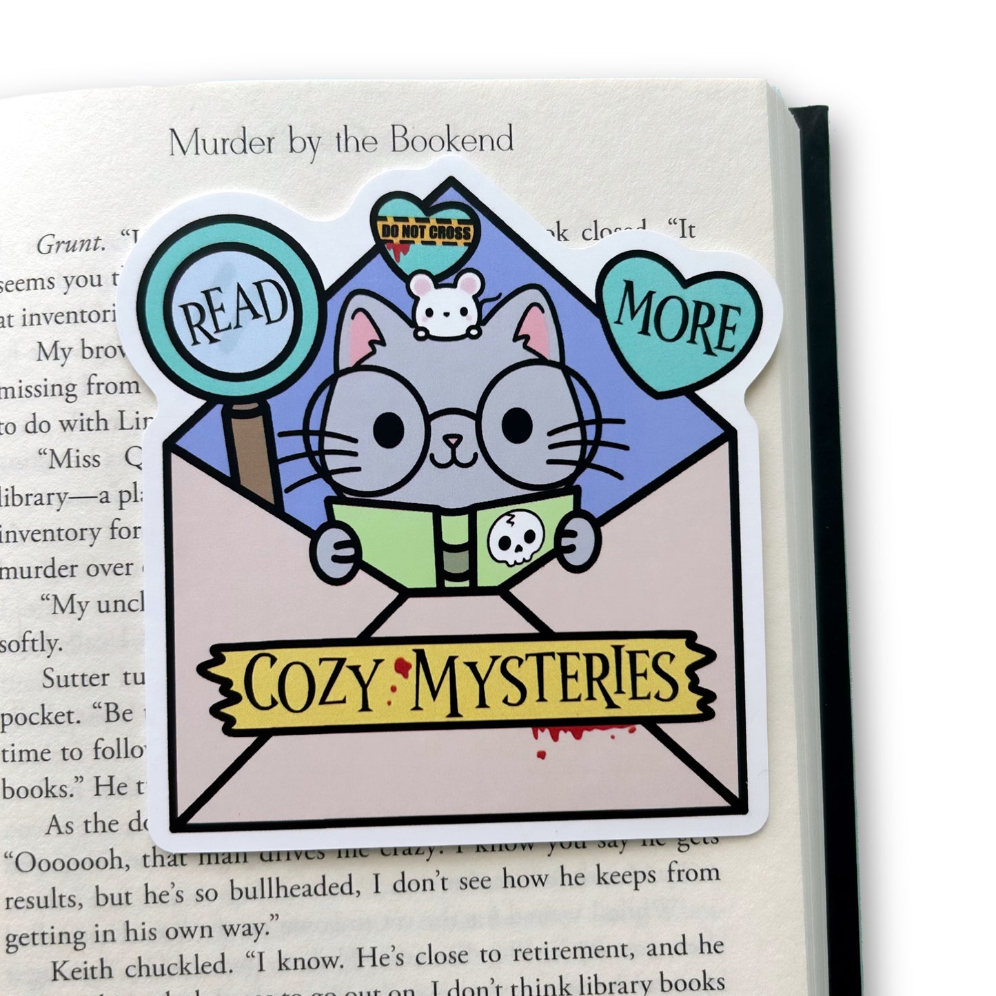 4” Read More Cozy Mysteries Bookmark