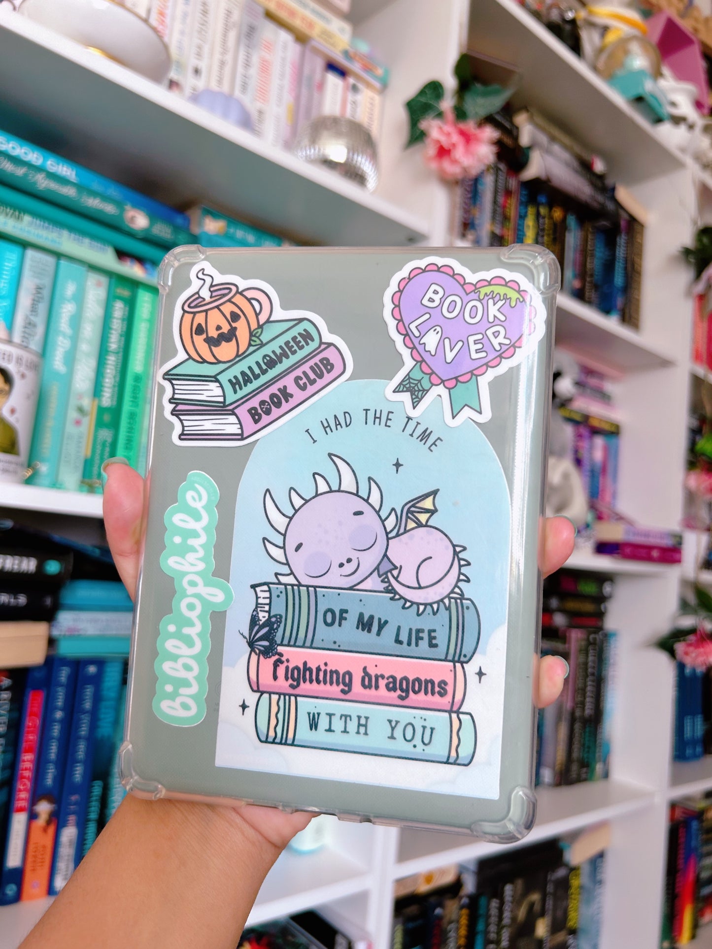 4” Large Fighting Dragons With You Sticker