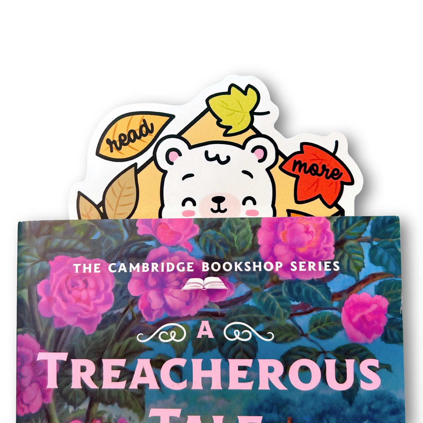 4” Read More Cozy Books Bookmark