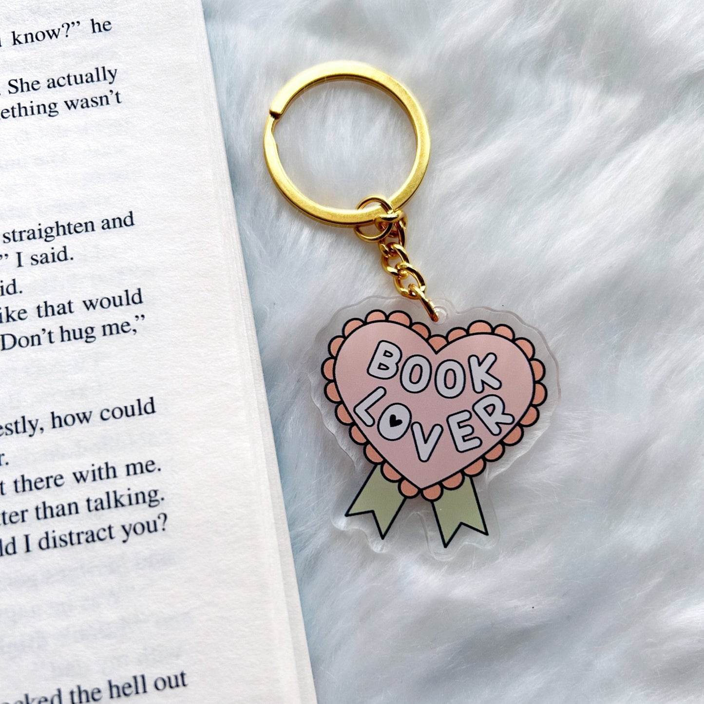 Book Lover Keychain
