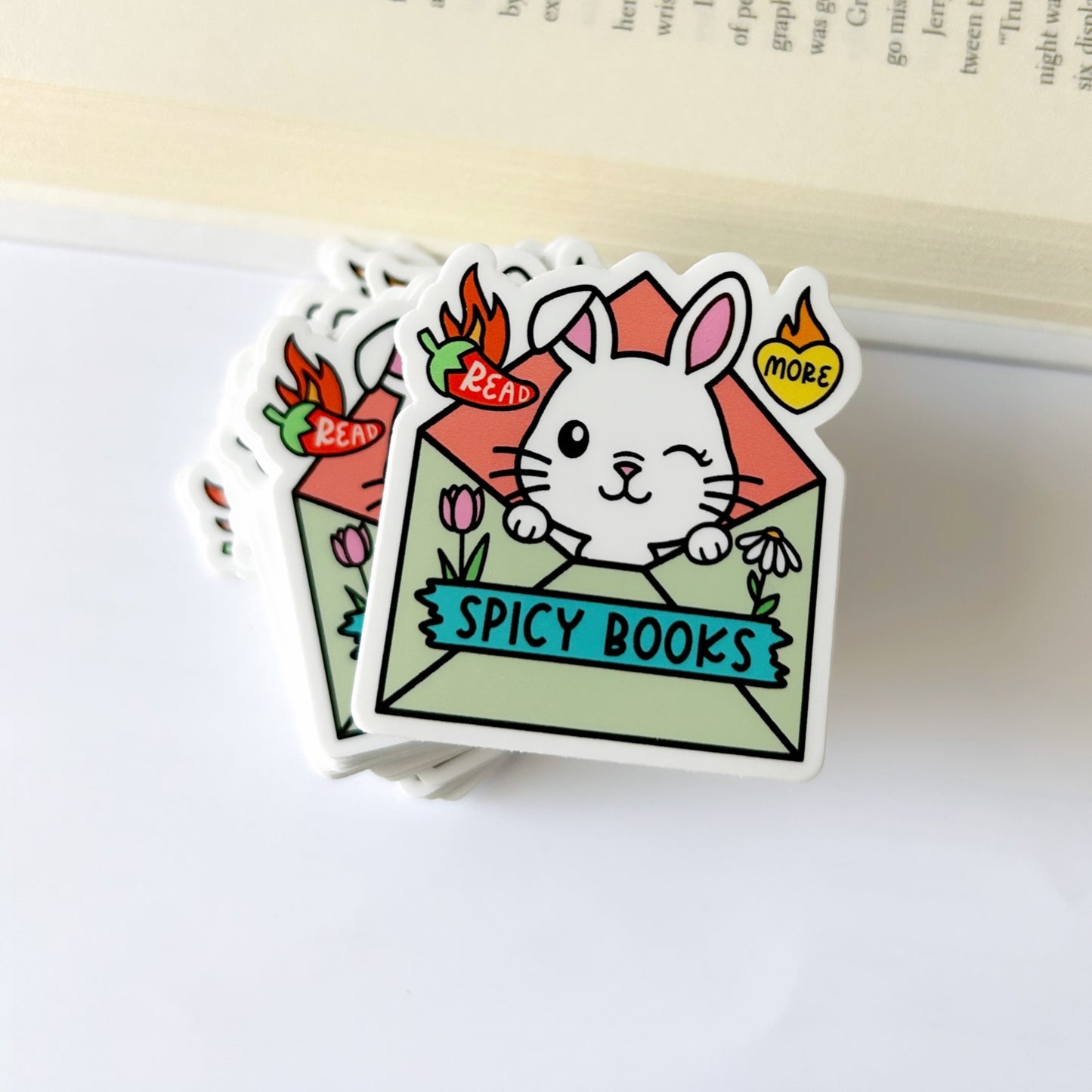 Read More Spicy Books Sticker