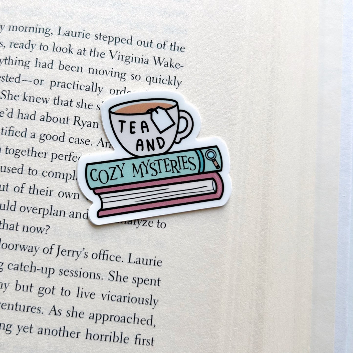 Tea and Cozy Mysteries Sticker