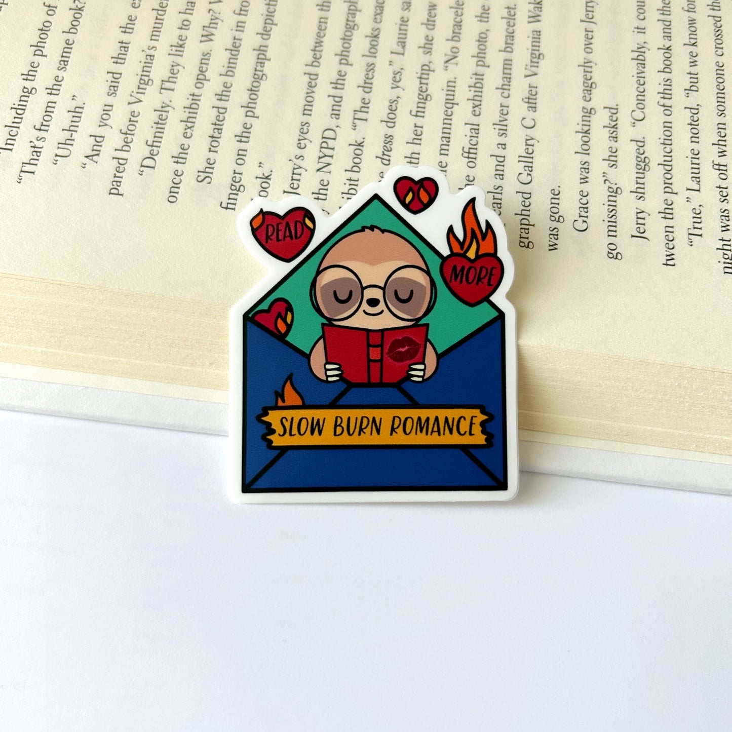 Read More Slow Burn Romance Sticker