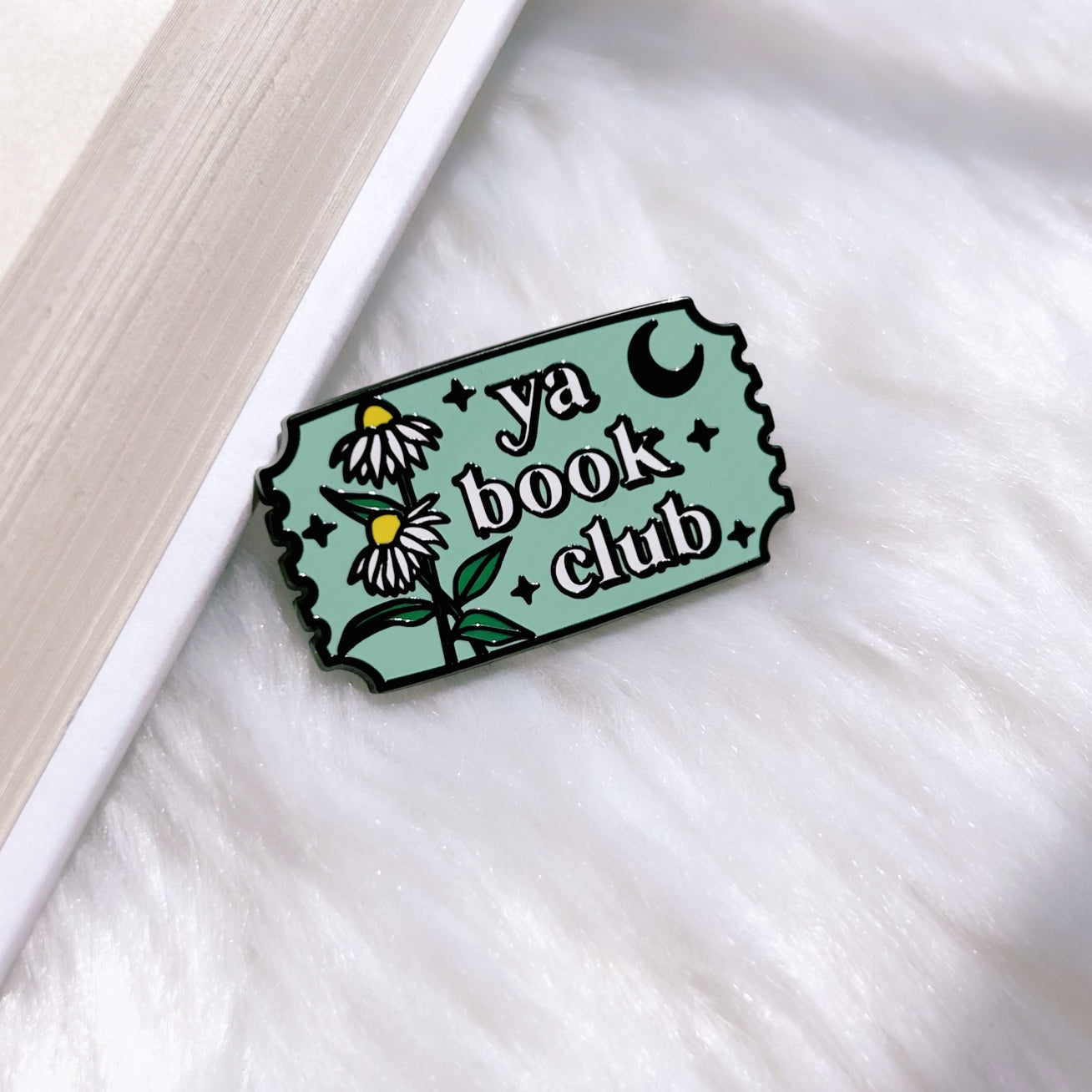 YA Book Club Enamel Pin