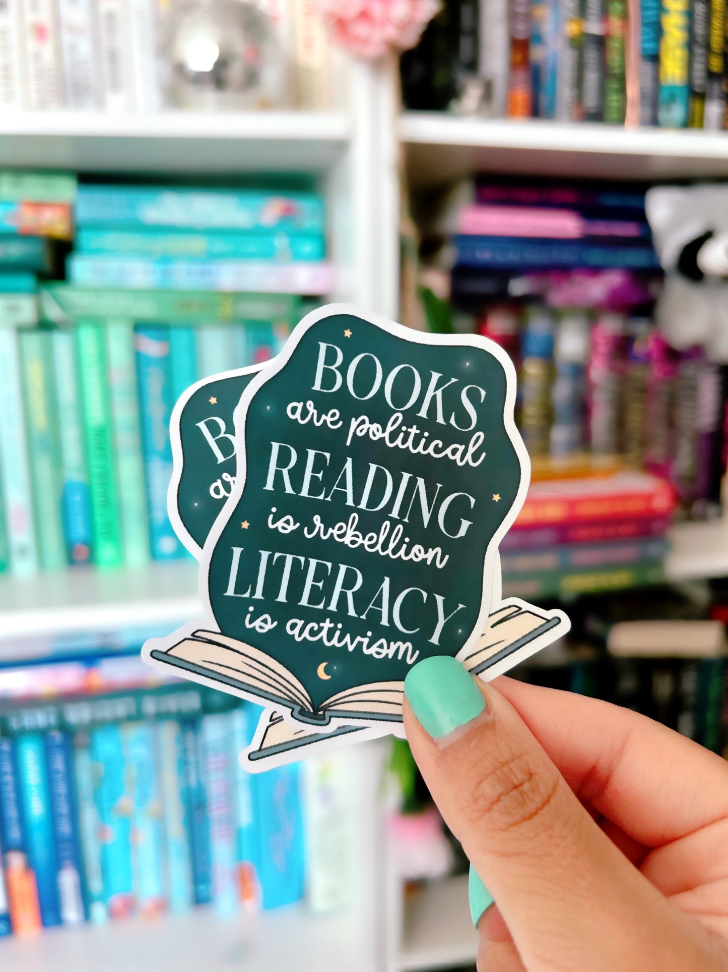 Books Are Political Sticker