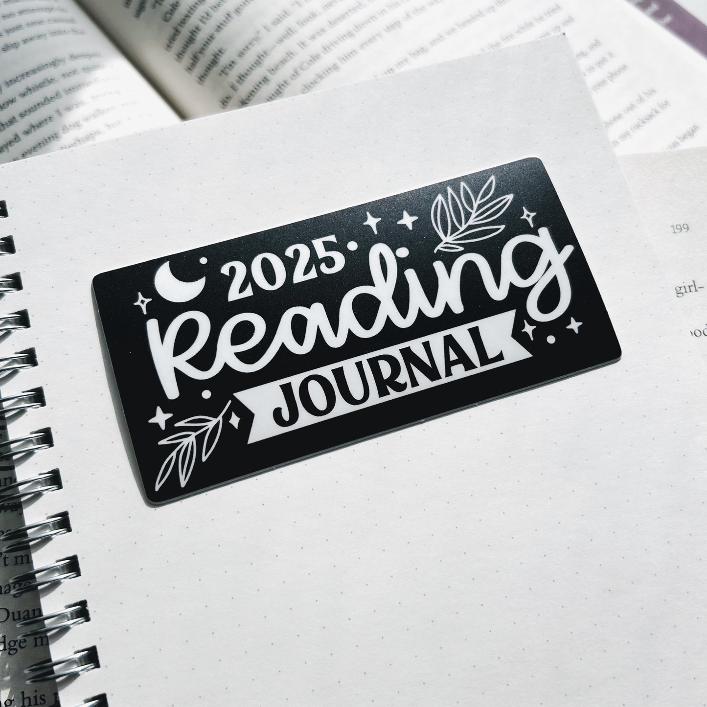 2025 Reading Journal Sticker