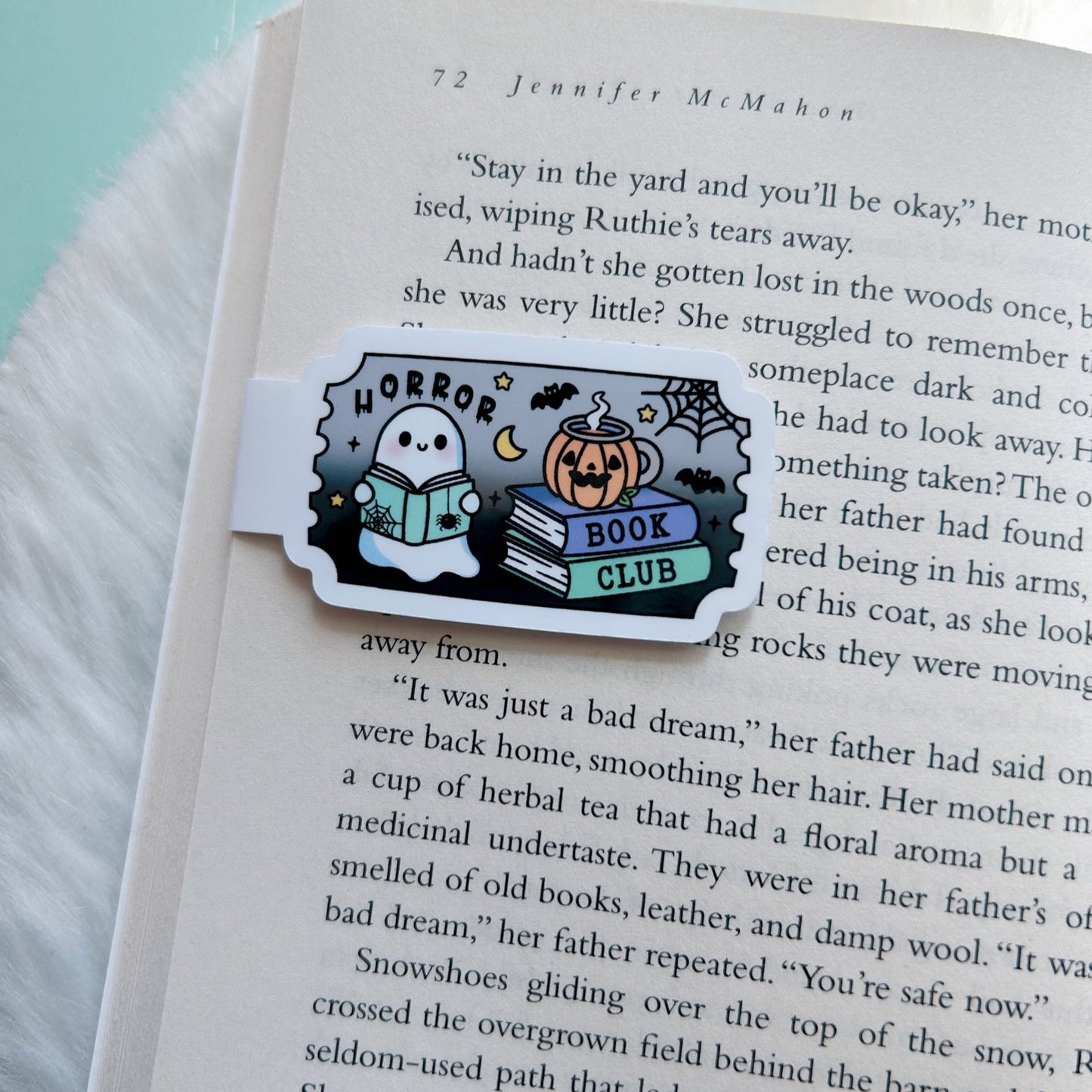 Horror Book Club Magnetic Bookmark