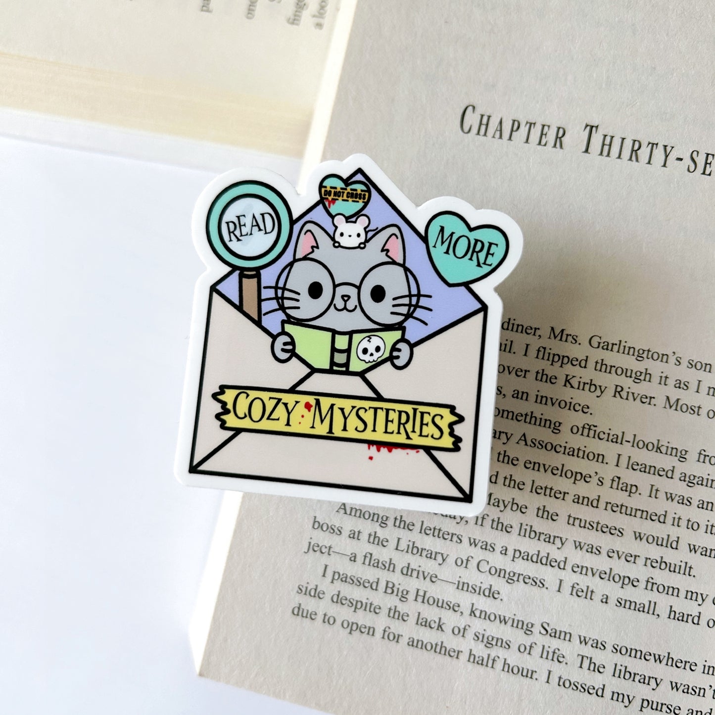 Read More Cozy Mysteries Sticker
