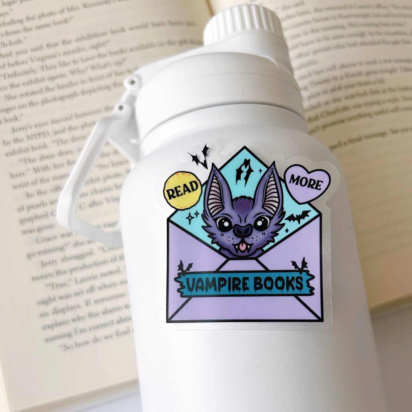 Read More Vampire Books Sticker