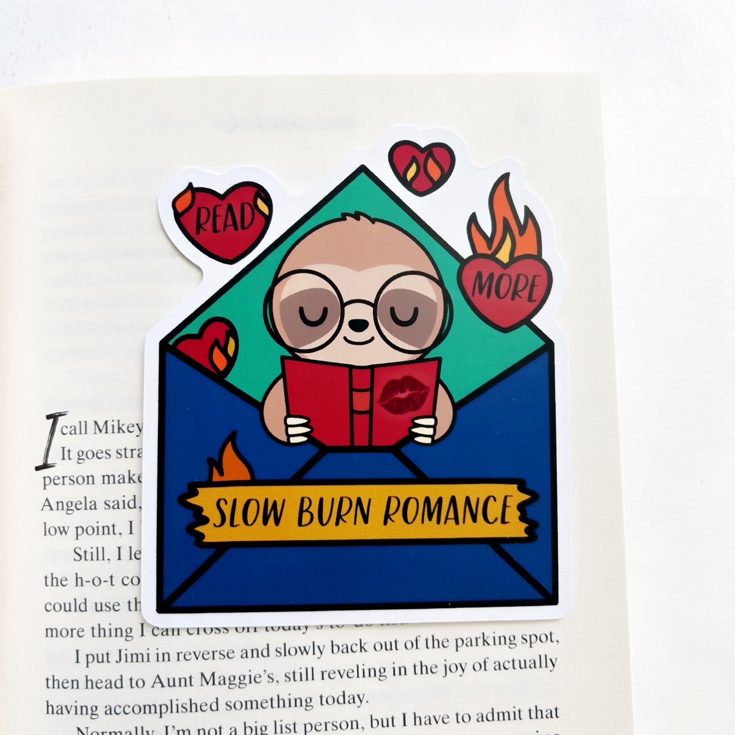 4” Read More Slow Burn Romance Bookmark