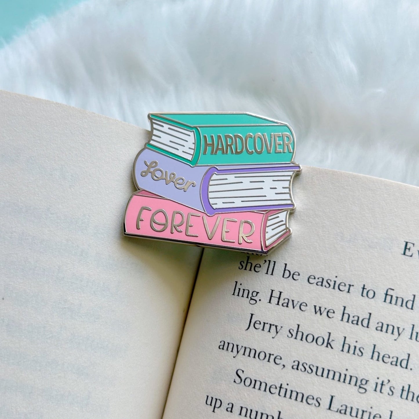 Hard Cover Lover Enamel Pin
