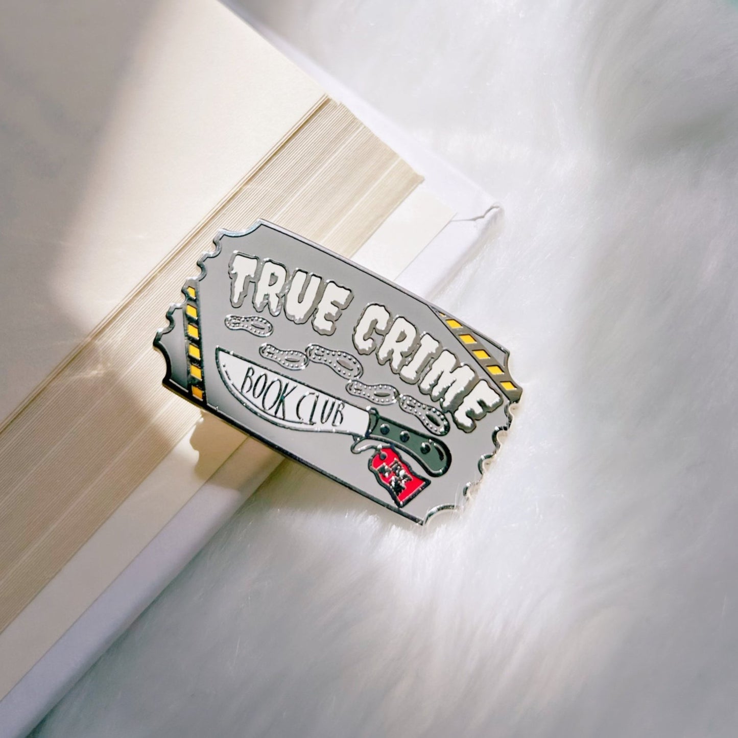 True Crime Book Club Enamel Pin