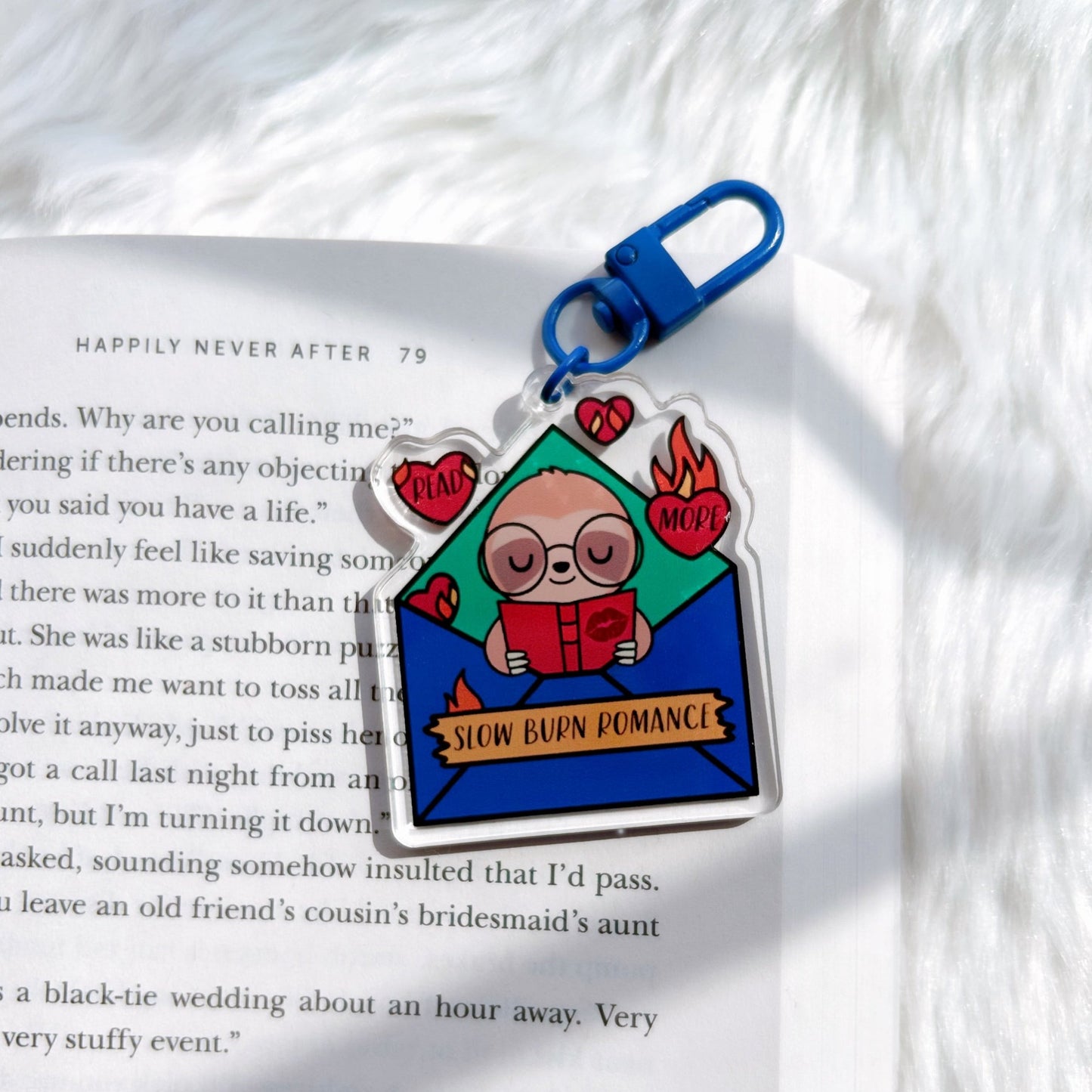 Read More Slow Burn Romance Keychain