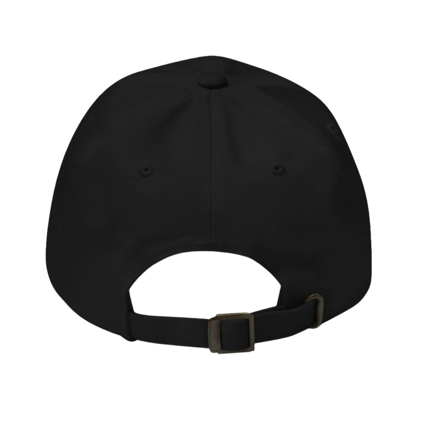 Black cap on a white background