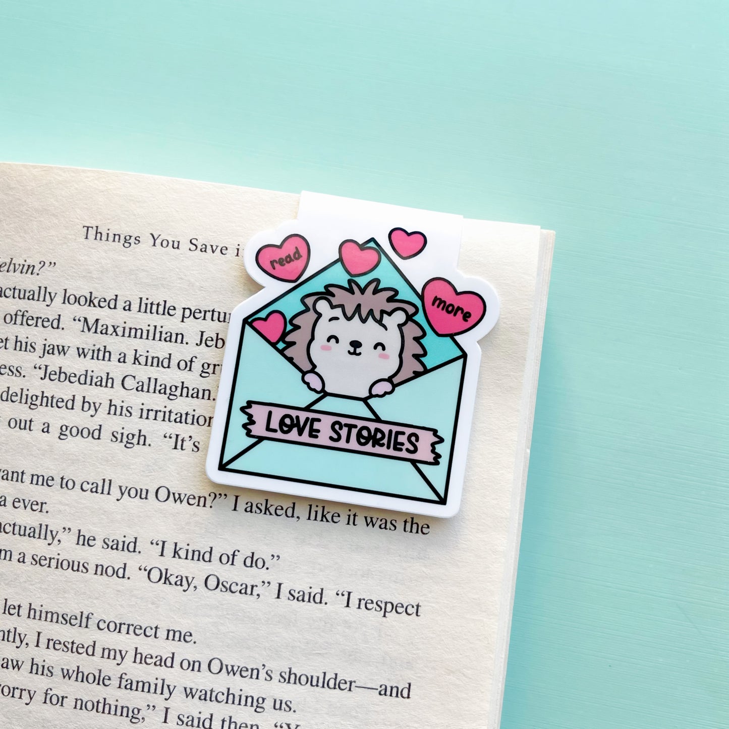 Read More Love Stories Magnetic Bookmark