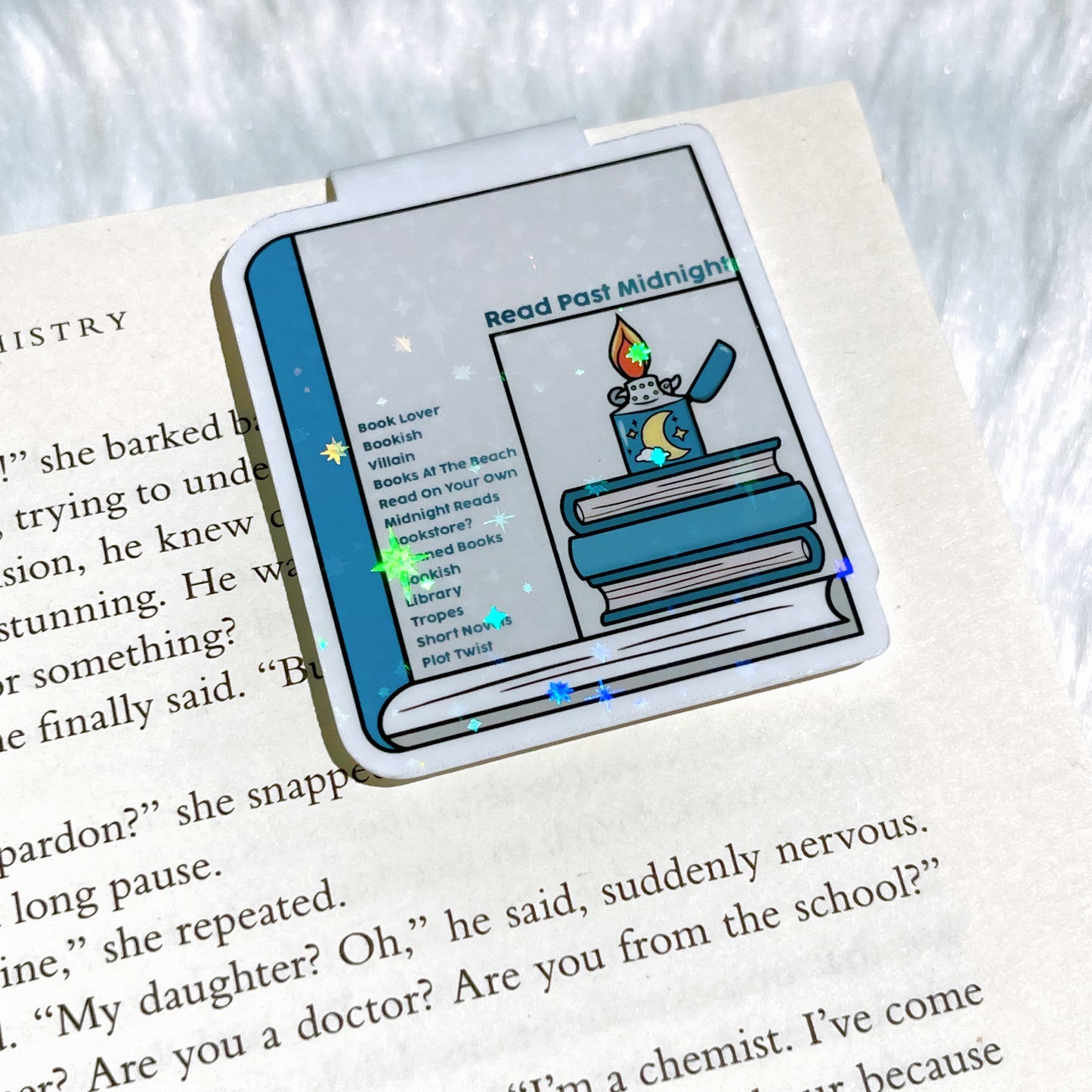 Read Past Midnight Magnetic Bookmark