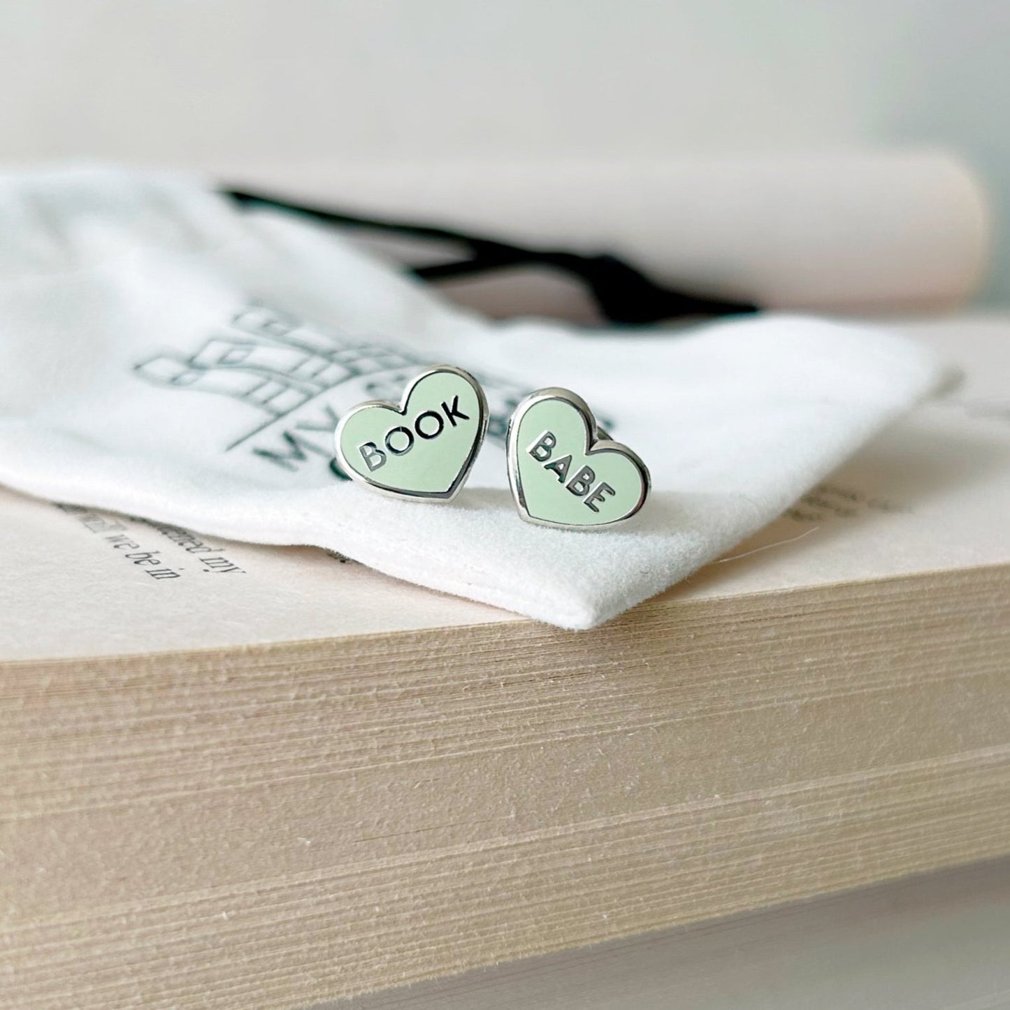 Green Book Babe Earrings
