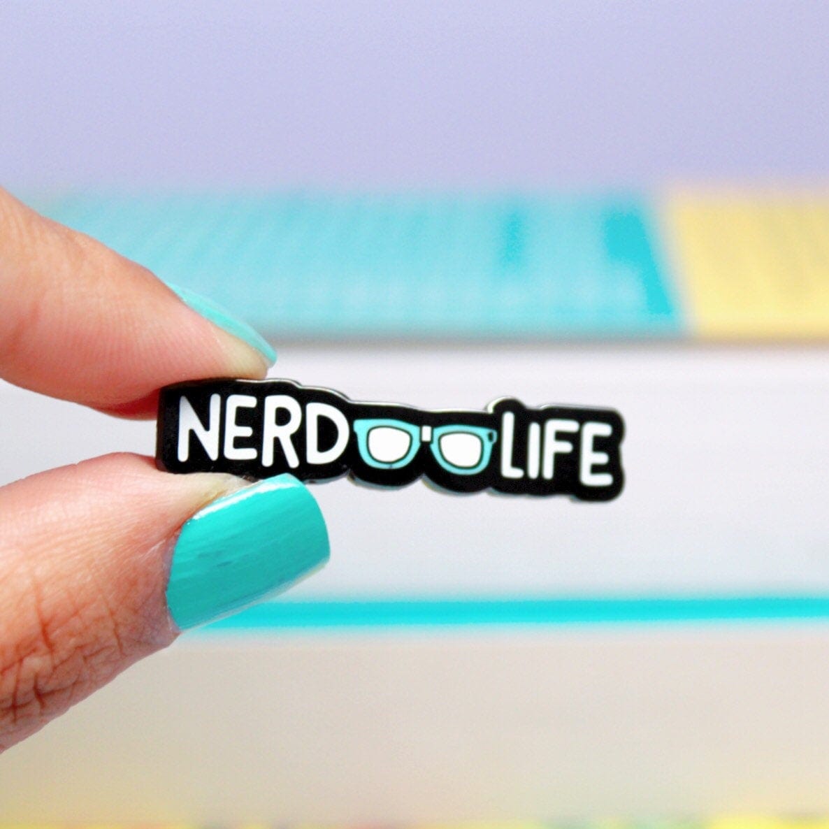 Nerd Life Enamel Pin