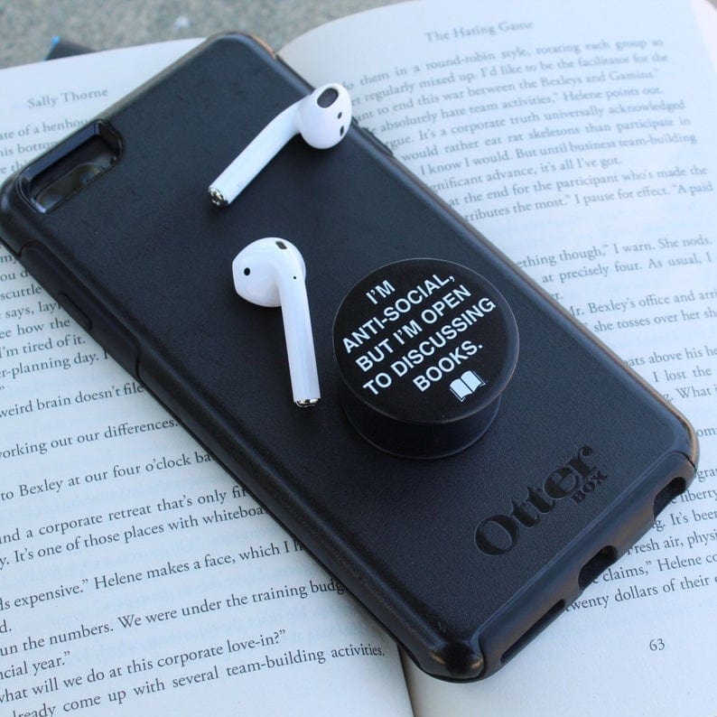 Antisocial Phone Grip Holder