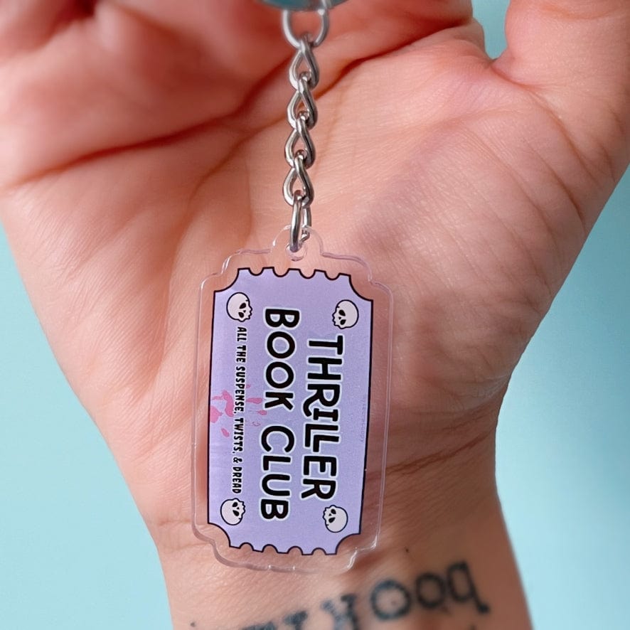 Thriller Book Club Keychain