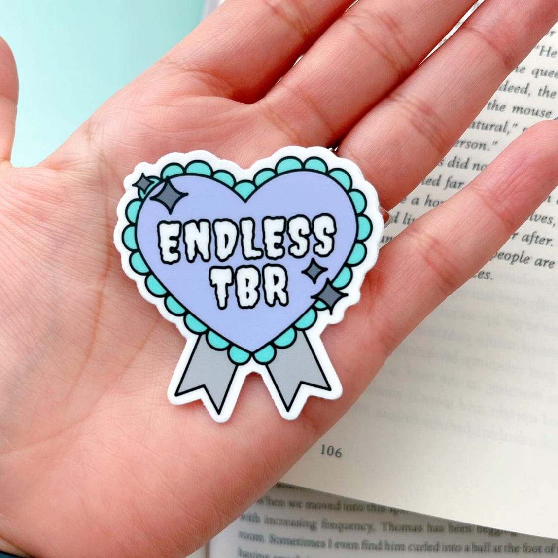 Purple Mini Endless TBR Sticker