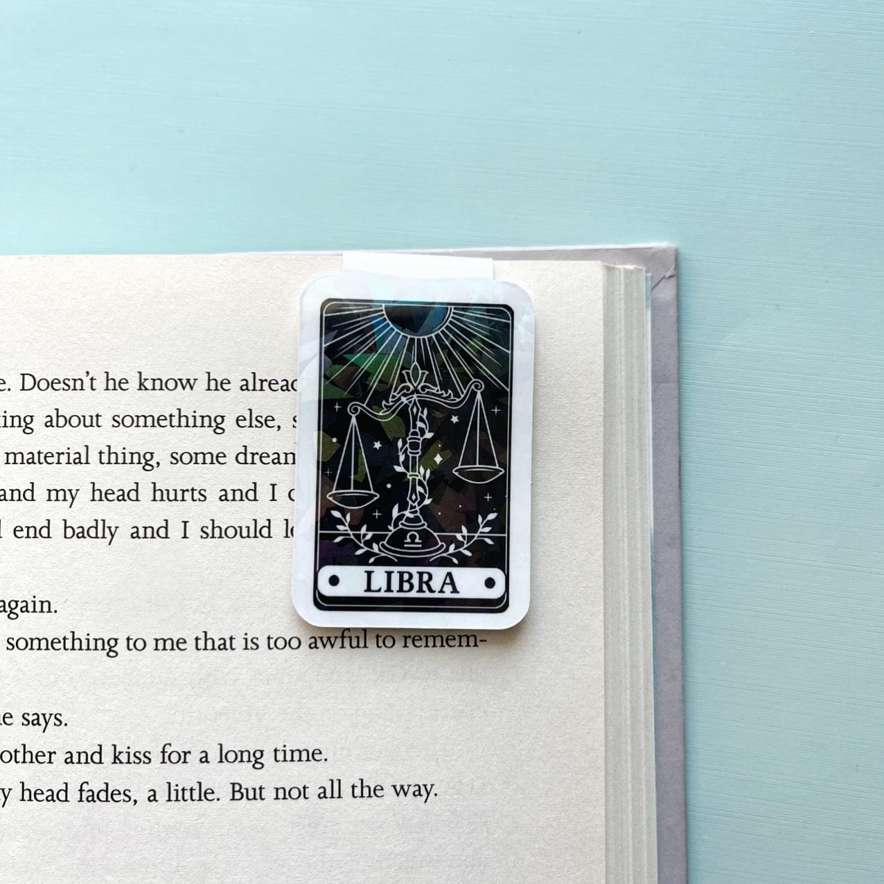 Libra Card Magnetic Bookmark