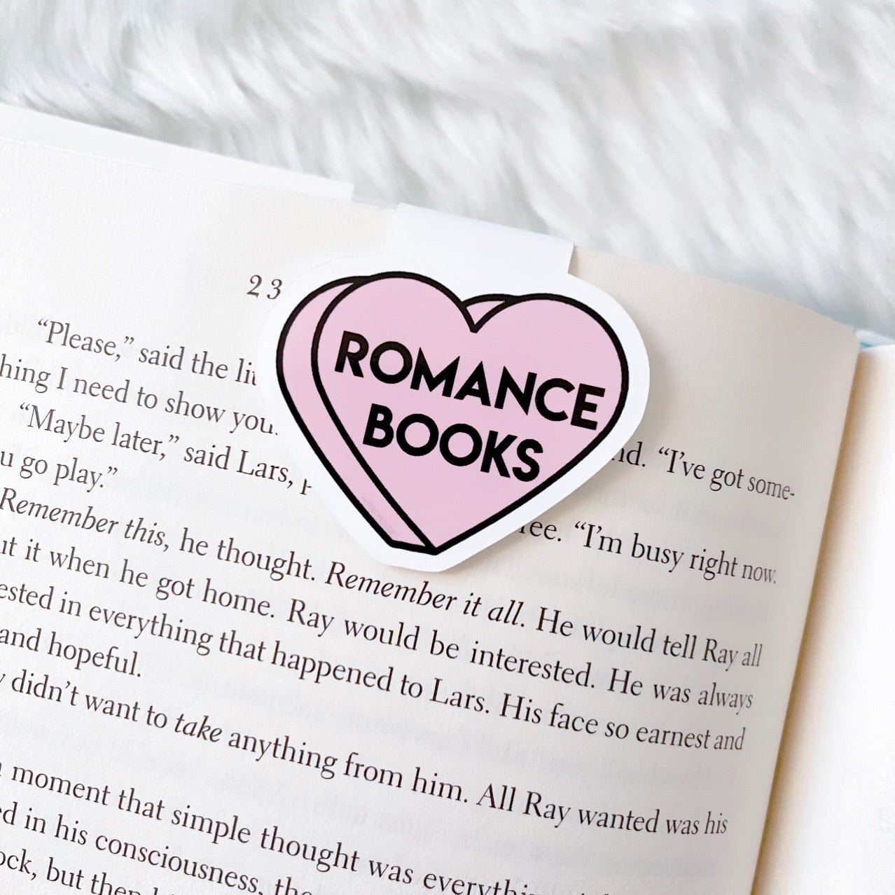 Conversation Hearts Magnetic Bookmarks