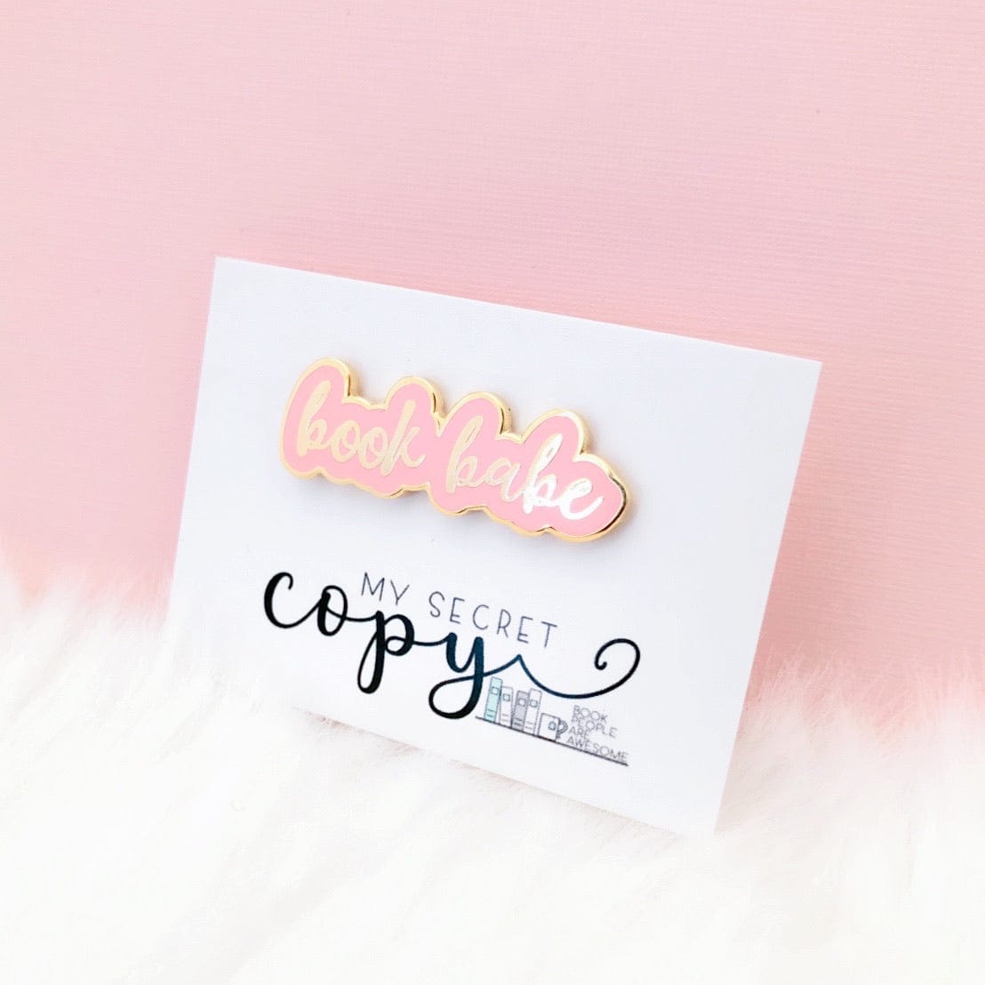 Book Babe Mini Enamel Pin
