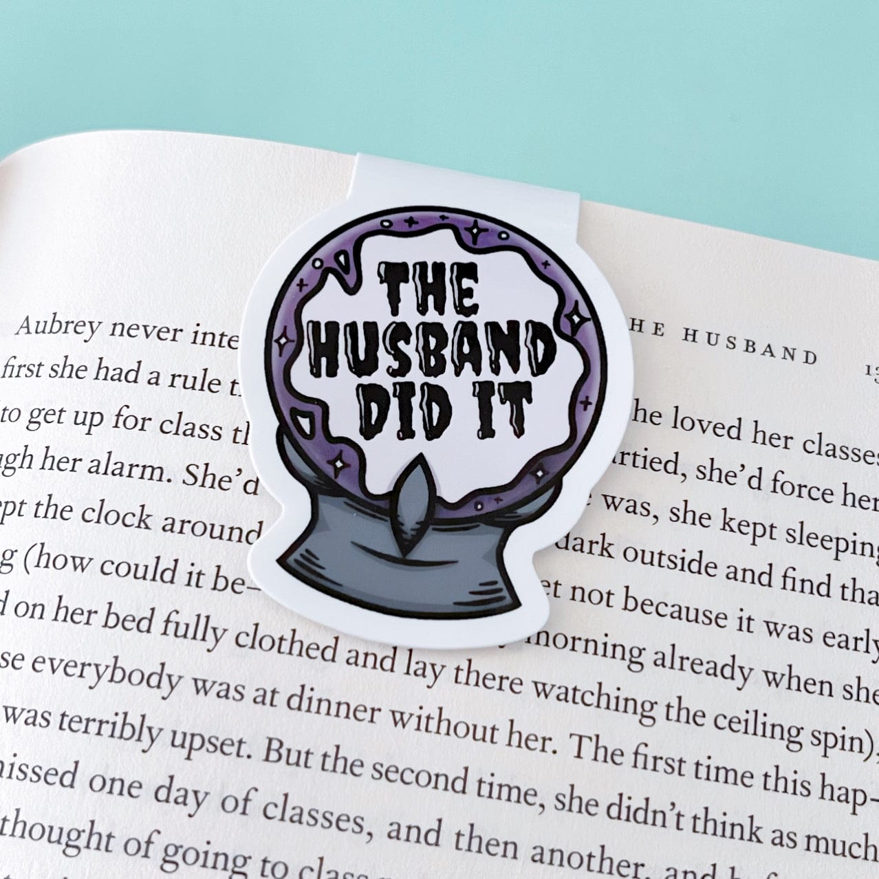 The Husband Did It Magnetic Bookmark