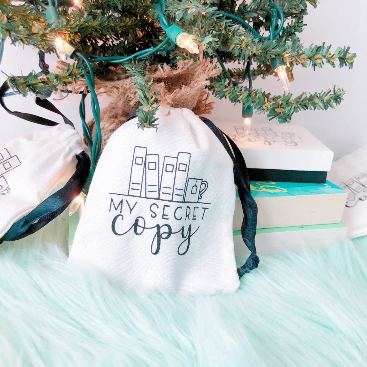 Reusable Canvas Drawstring Gift Bag