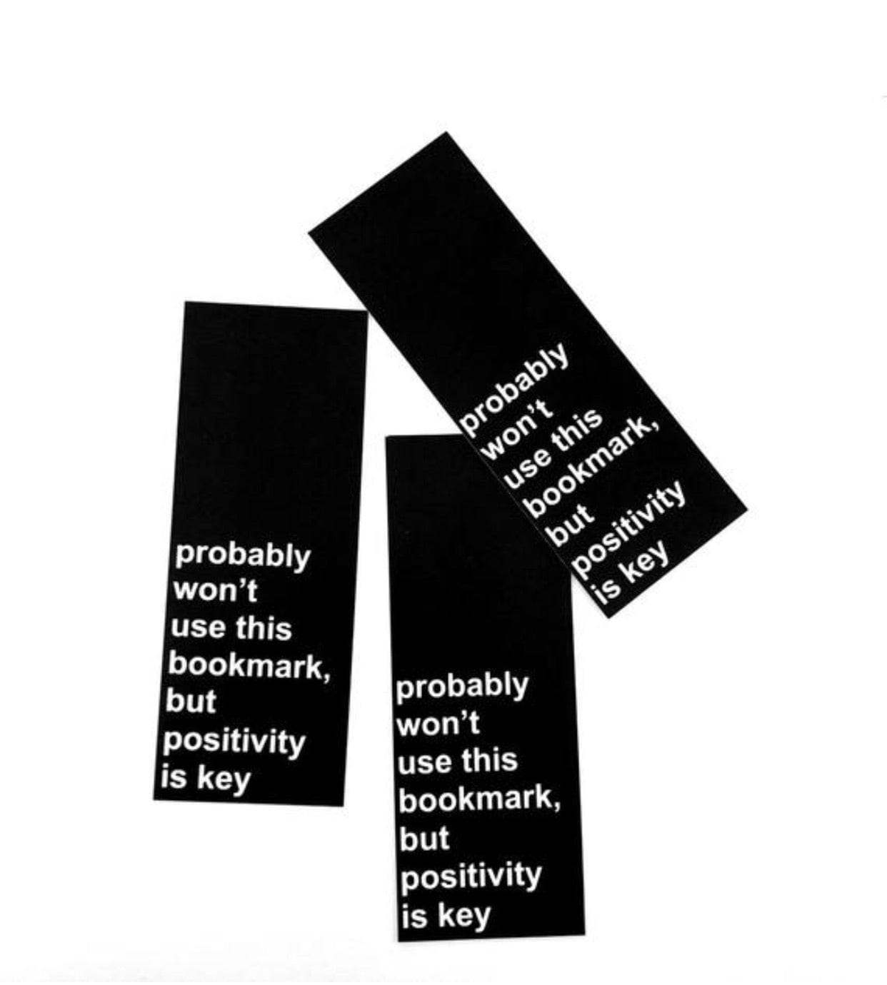 Positivity is Key Bookmark