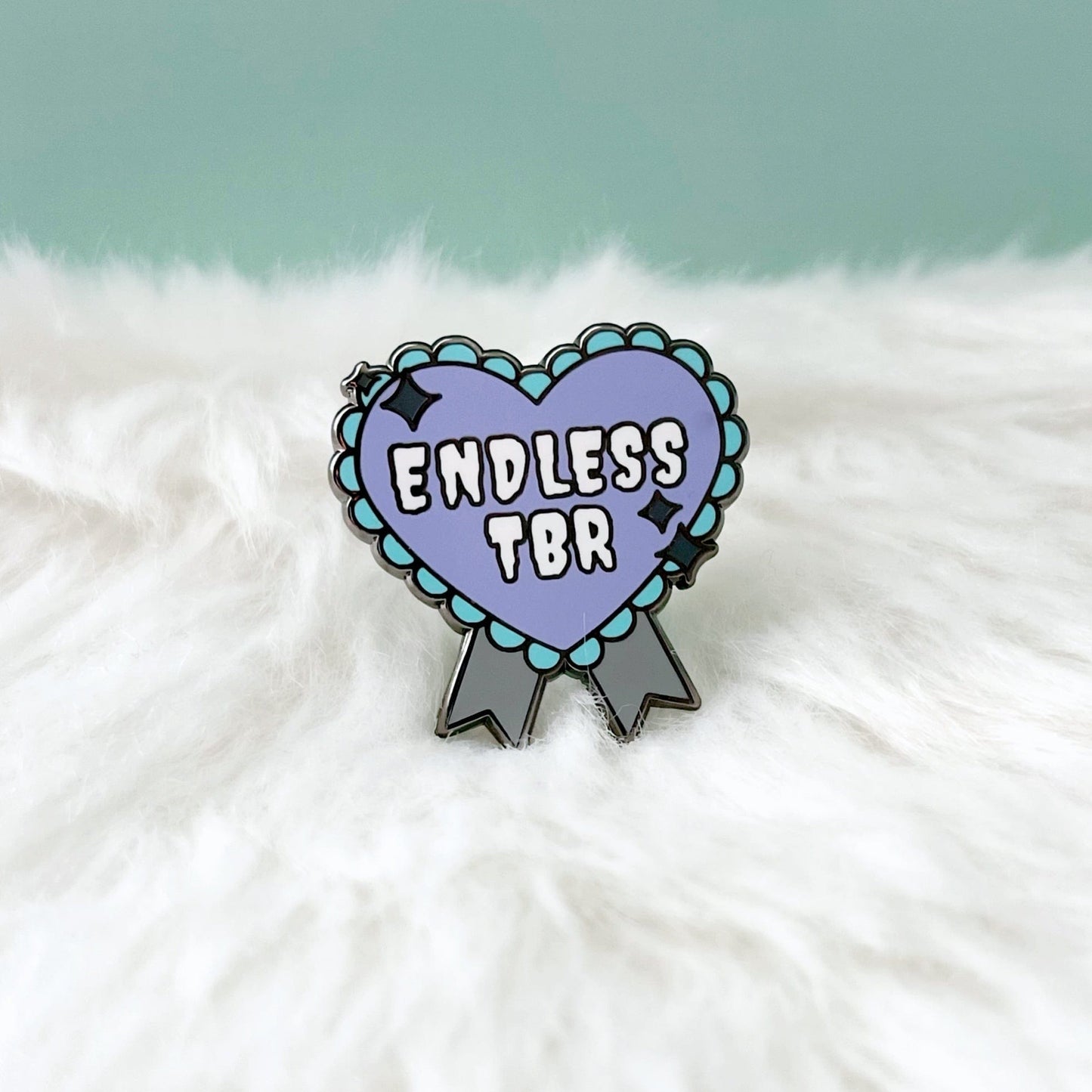 Purple Endless TBR Enamel Pin