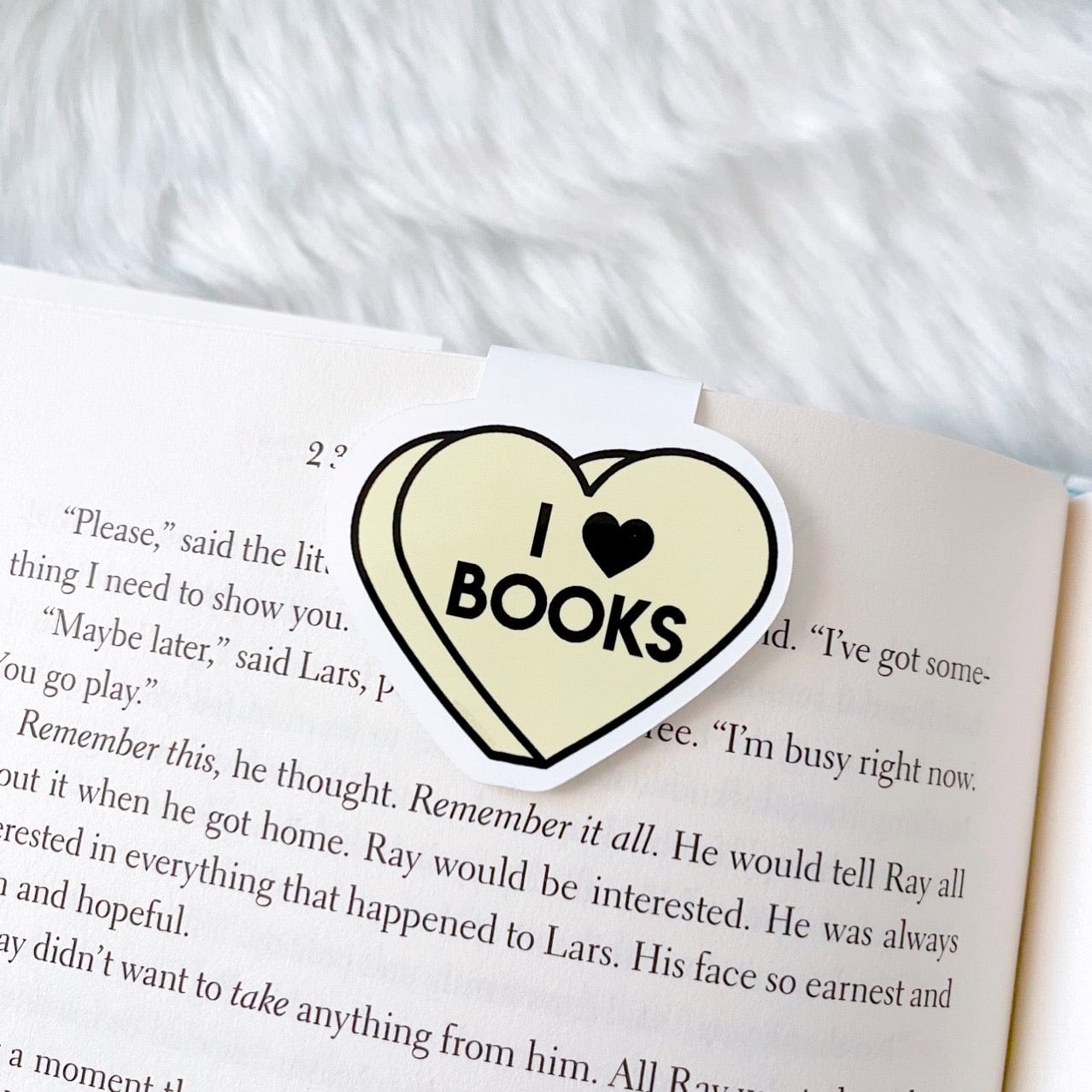 Conversation Hearts Magnetic Bookmarks