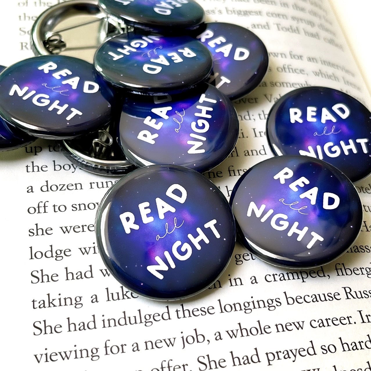 Read All Night Button