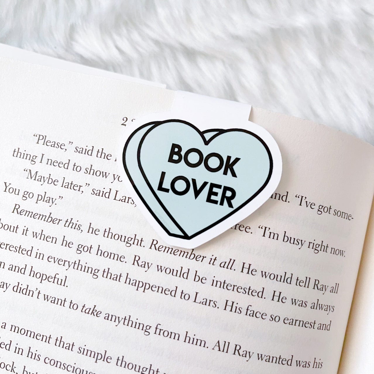 Conversation Hearts Magnetic Bookmarks