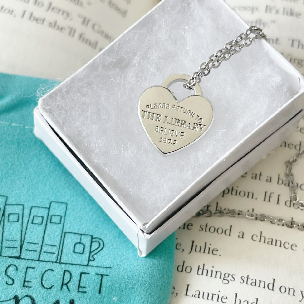Please Return To The Library Necklace