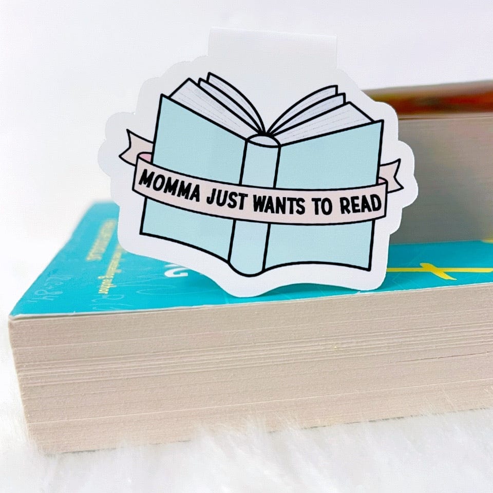 Momma Just Wants to Read Magnetic Bookmark