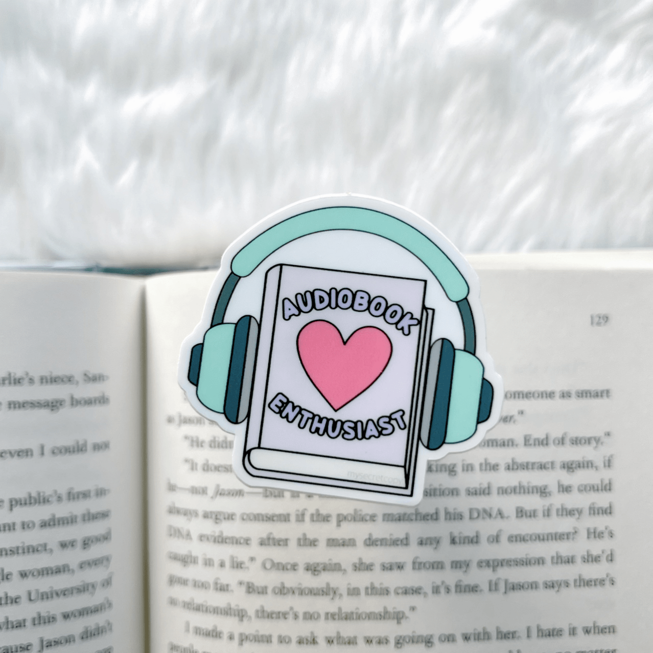 Mini Audiobook Enthusiast Sticker
