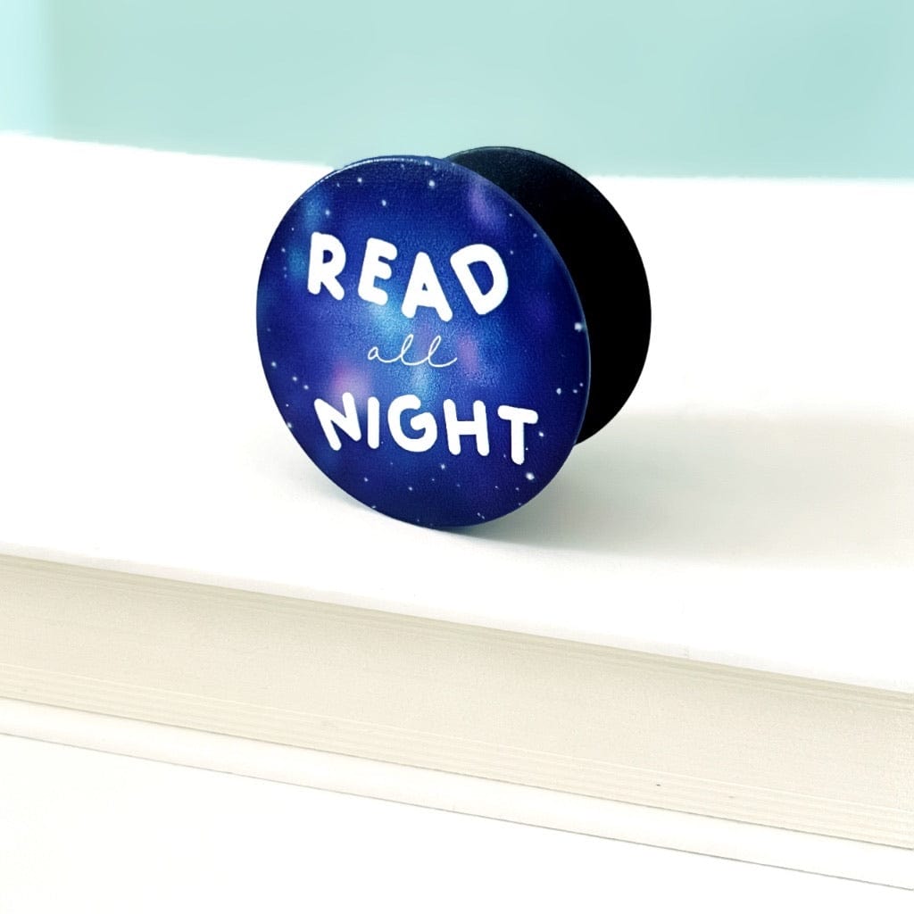 Read All Night Phone Grip Holder