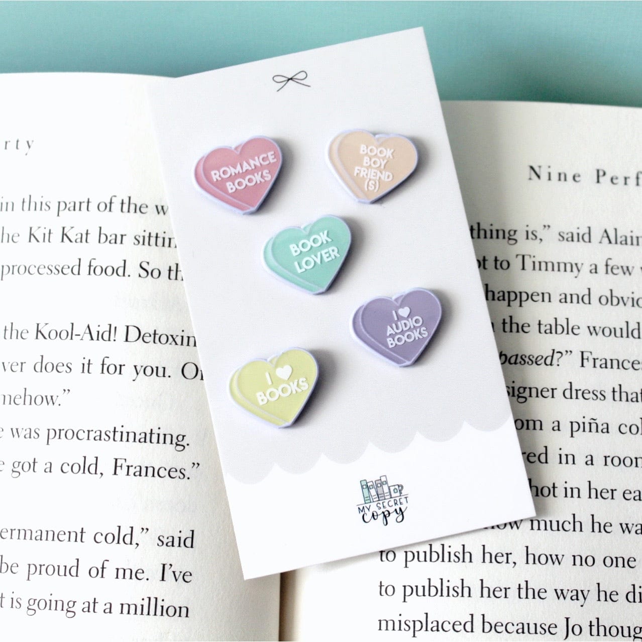 Candy Hearts Enamel Pins