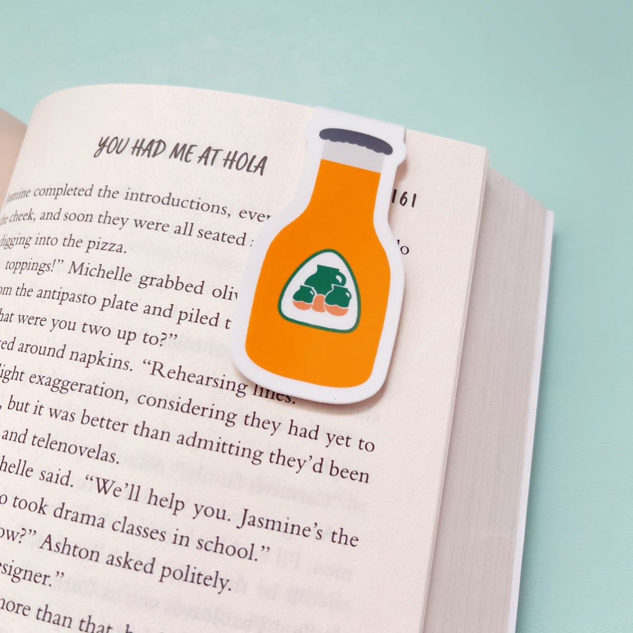 Mandarin Soda Marca Pagina Magnetic Bookmark