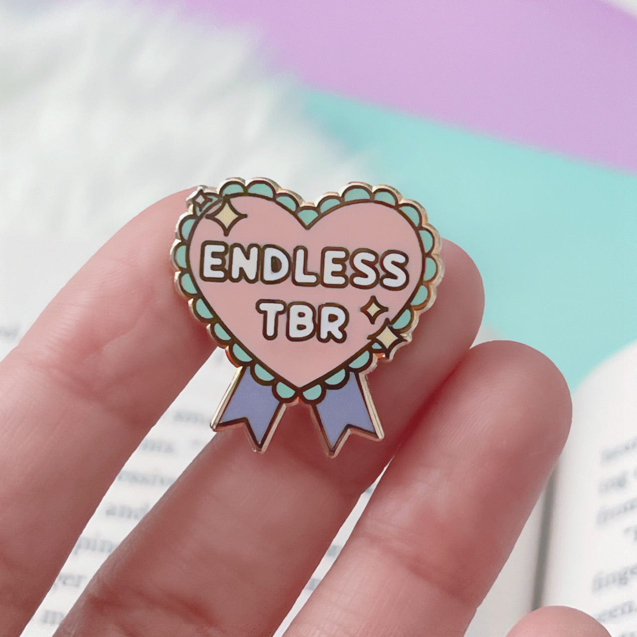 Endless TBR Enamel Pin