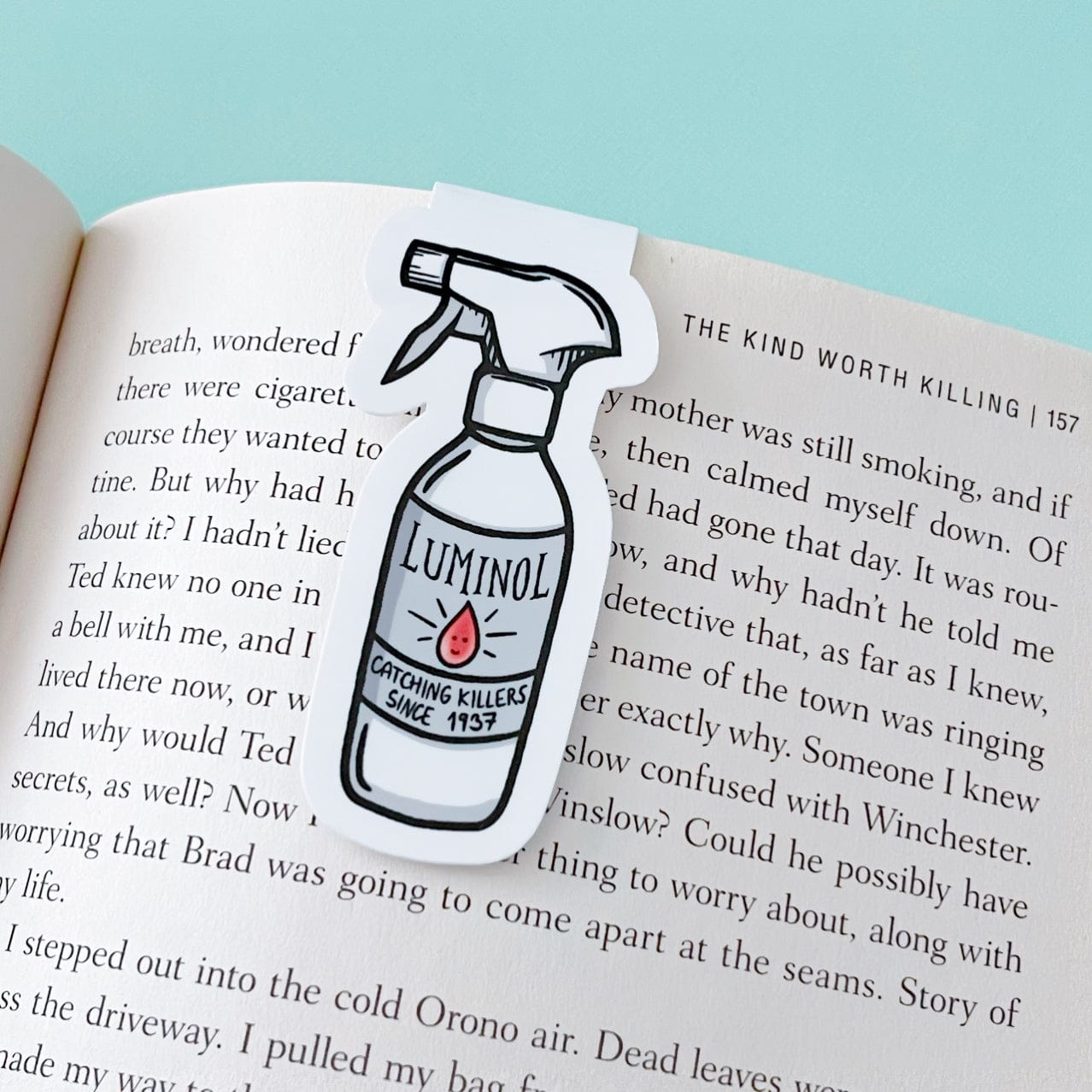Luminol Magnetic Bookmark
